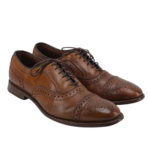 Allen Edmonds STRAND‎ Cap-Toe Oxford Dress Shoes 9 D Walnut